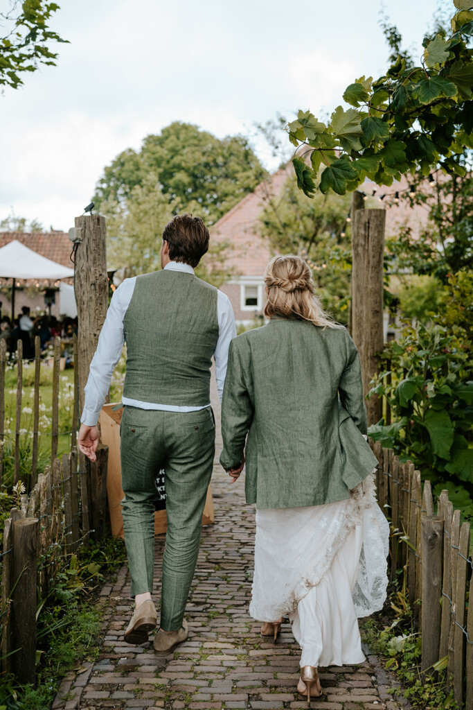 bruiloft kleurrijke seizoensbloemen